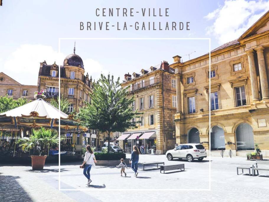 #Le Maitre Du Navire - Grand Studio - Hyper Centre Lägenhet Brive-la-Gaillarde Exteriör bild